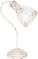 Clayre & Eef Bureaulamp 6lmp630 15*31*38 Cm E27/max 1*60w - Wit Metaal
