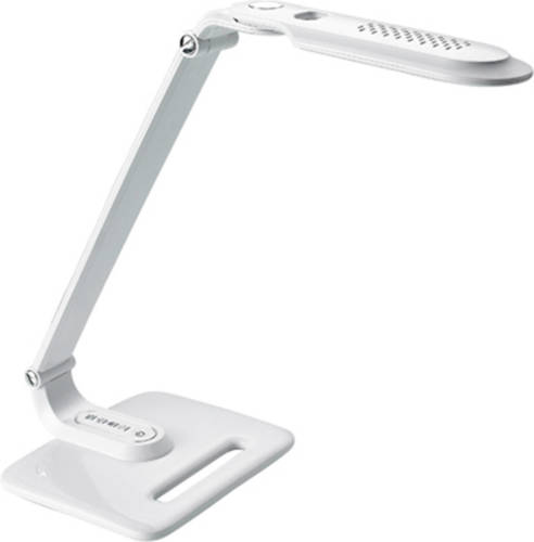 BES LED Led Bureaulamp - Aigi Eindy - 8w - Natuurlijk Wit 5000k - Dimbaar - Mat Wit