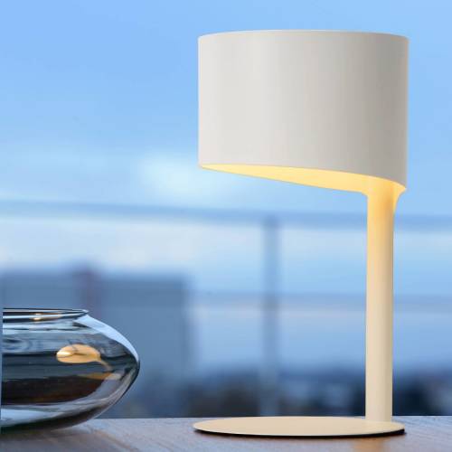 Lucide Knulle Tafellamp E14 H28,5 D15 Cm Wit