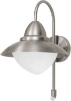 Eglo Buiten-wandlamp/1 Rvs Met Sensor 'Sidney'