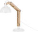 Beliani Salado Bureaulamp Hout 20 X 20 Cm