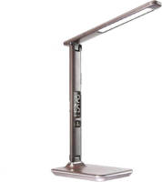Merkloos Dreamled Led Bureaulamp - Dimbaar - Bruin/zwart Lederen Look