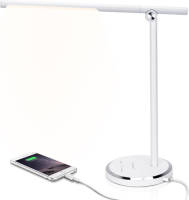 Aigostar Vince - Led Bureaulamp - Dimbaar - 8w - Wit