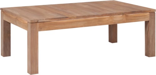 VidaXL Salontafel 110x60x40 cm teakhout met natuurlijke afwerking