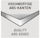 Germania Dossierkast op wieltjes Altino 40x48,9x56,9 cm wit en basalt