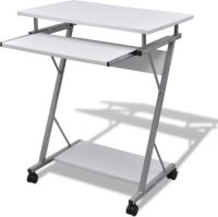 VidaXL Studenten computerbureau 60 x 40 x 75 cm (wit)