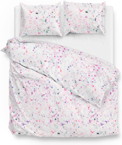 ZoHome Jamie - Roze 140 x 220 cm Dekbedovertrek