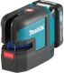 Makita SK106DZ accu-kruislijn laser