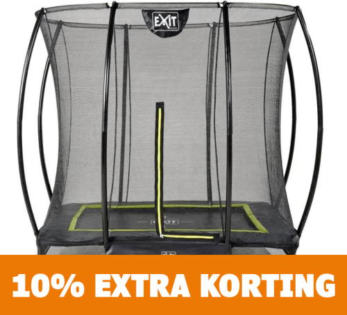 EXIT Silhouette Ground trampoline 153x214 cm
