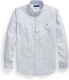 Polo ralph lauren gestreept regular fit overhemd blue/white