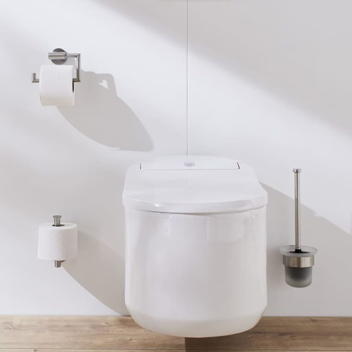 Kleine Wolke Toiletrolhouder Allegra chroomkleurig