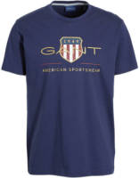 GANT regular fit T-shirt met logo evening blue
