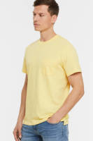 anytime T-shirt geel