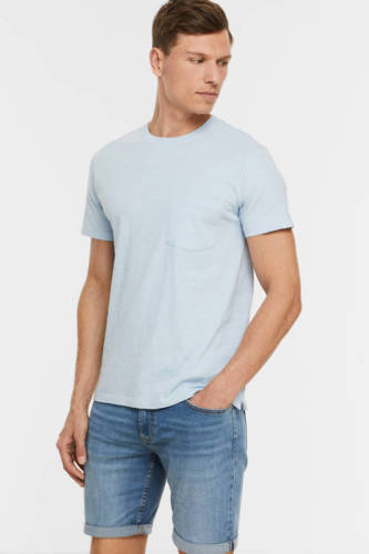 anytime T-shirt lichtblauw