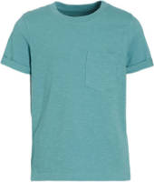 anytime gemêleerd T-shirt zee blauw