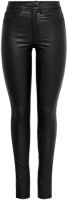 Only Onlroyal Hw Rock Gecoate Skinny Jeans Dames Zwart
