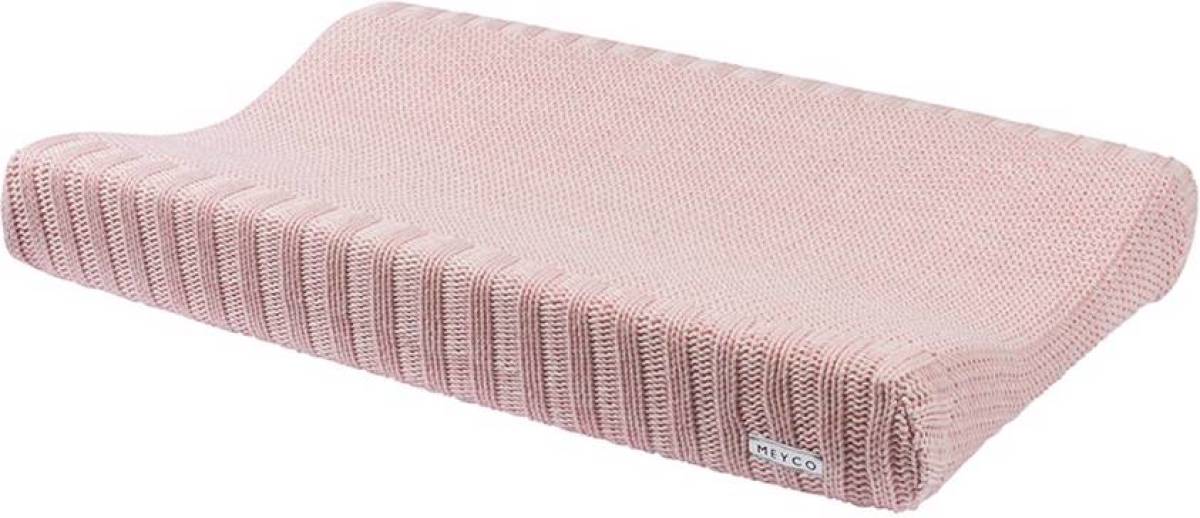 Meyco Silverline Relief Mixed aankleedkussenhoes 45x70 cm roze