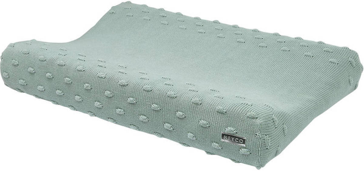 Meyco Silverline Knots aankleedkussenhoes 70x45 cm groen