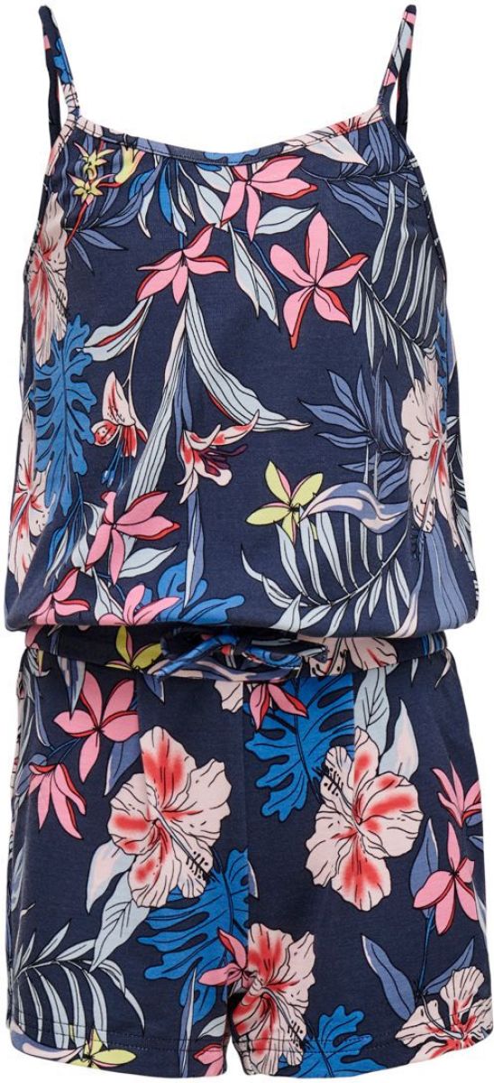 Only Print Playsuit Dames Blauw