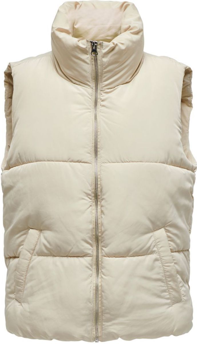 Only Gewatteerd Gilet Dames Beige