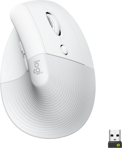 Logitech Lift Verticale Ergonomische Muis Linkshandig Zwart