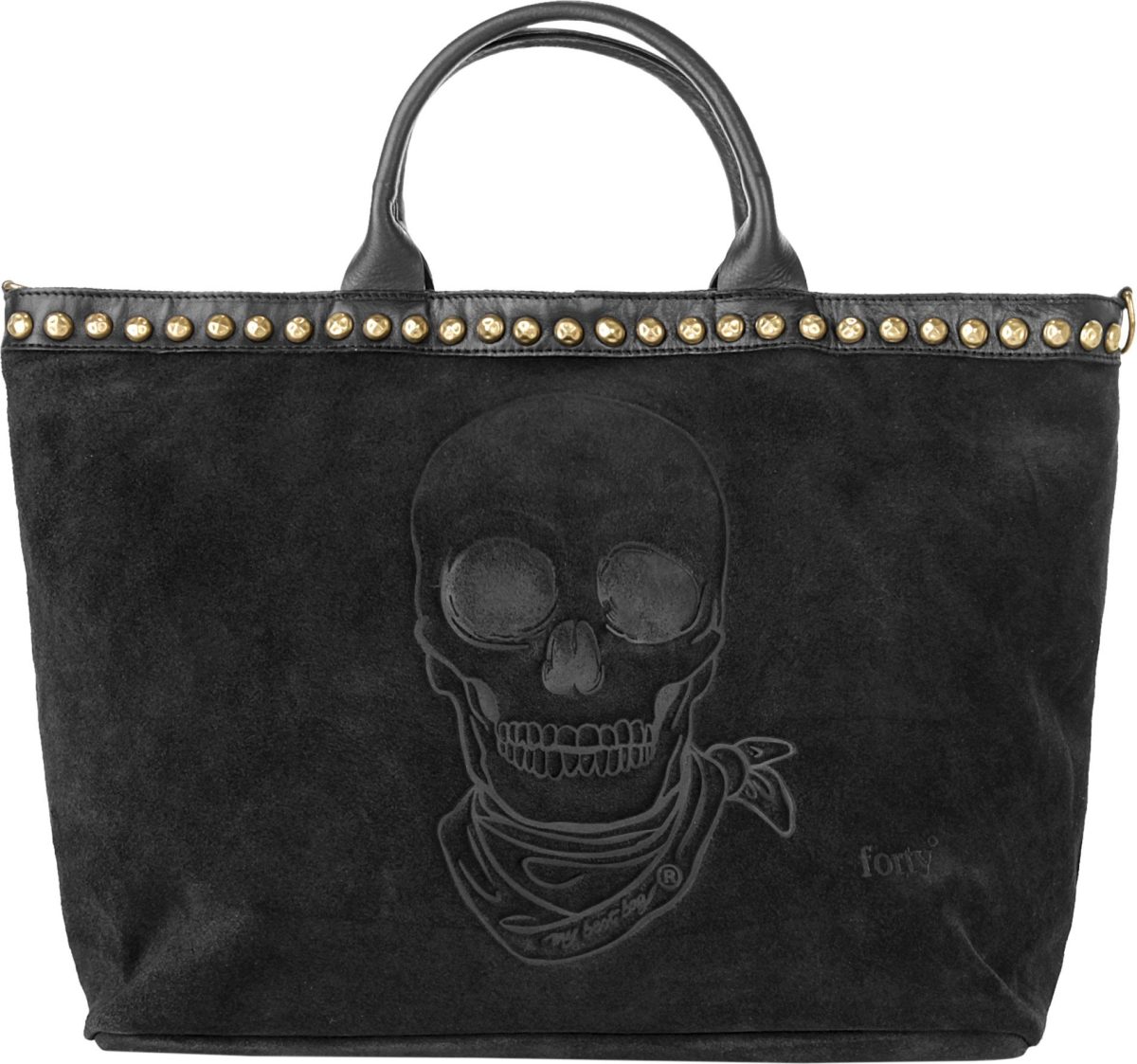 Forty Degrees Shopper echt leer, made in italy (1-delig)
