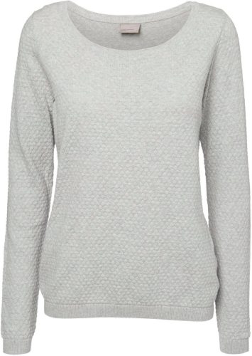 VERO MODA Trui met ronde hals VMCARE STRUCTURE LS O-NECK BLOUSE gemaakt van biologisch katoen