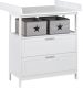 roba ® Commode Hamburg, wit met 2 lades