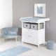 roba ® Commode Hamburg, wit met 2 lades