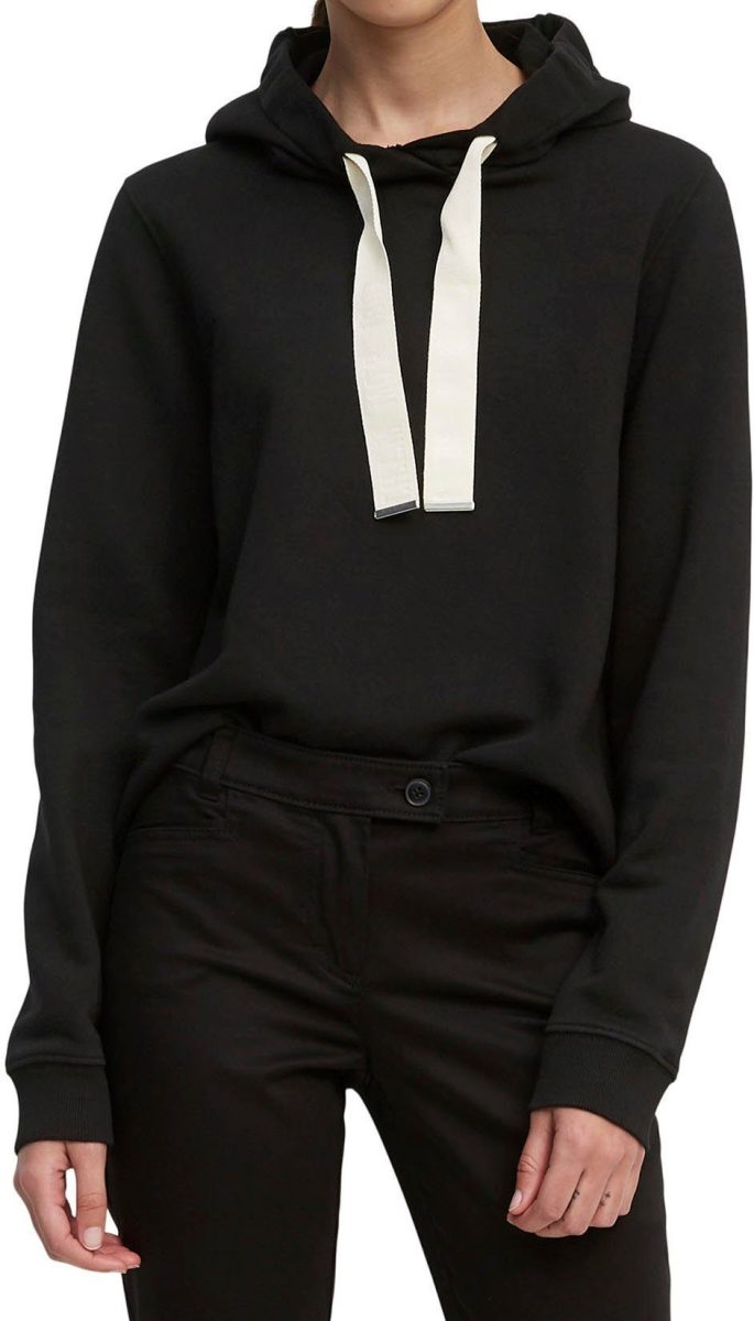 Marc O'Polo Hoodie met brede bindstrik met merk