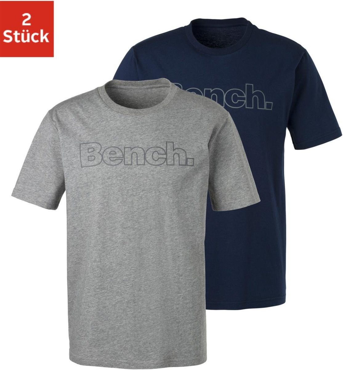 Bench. T-shirt Homewear met bench-print voor (Set van 2)