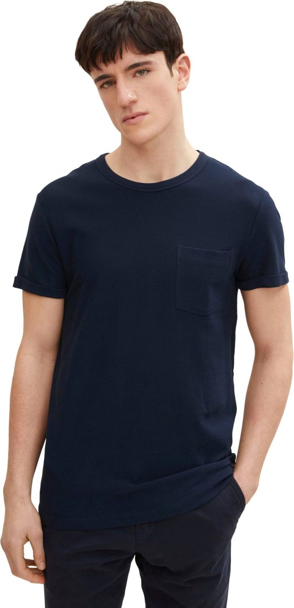 Tom Tailor Denim Lang shirt met borstzak
