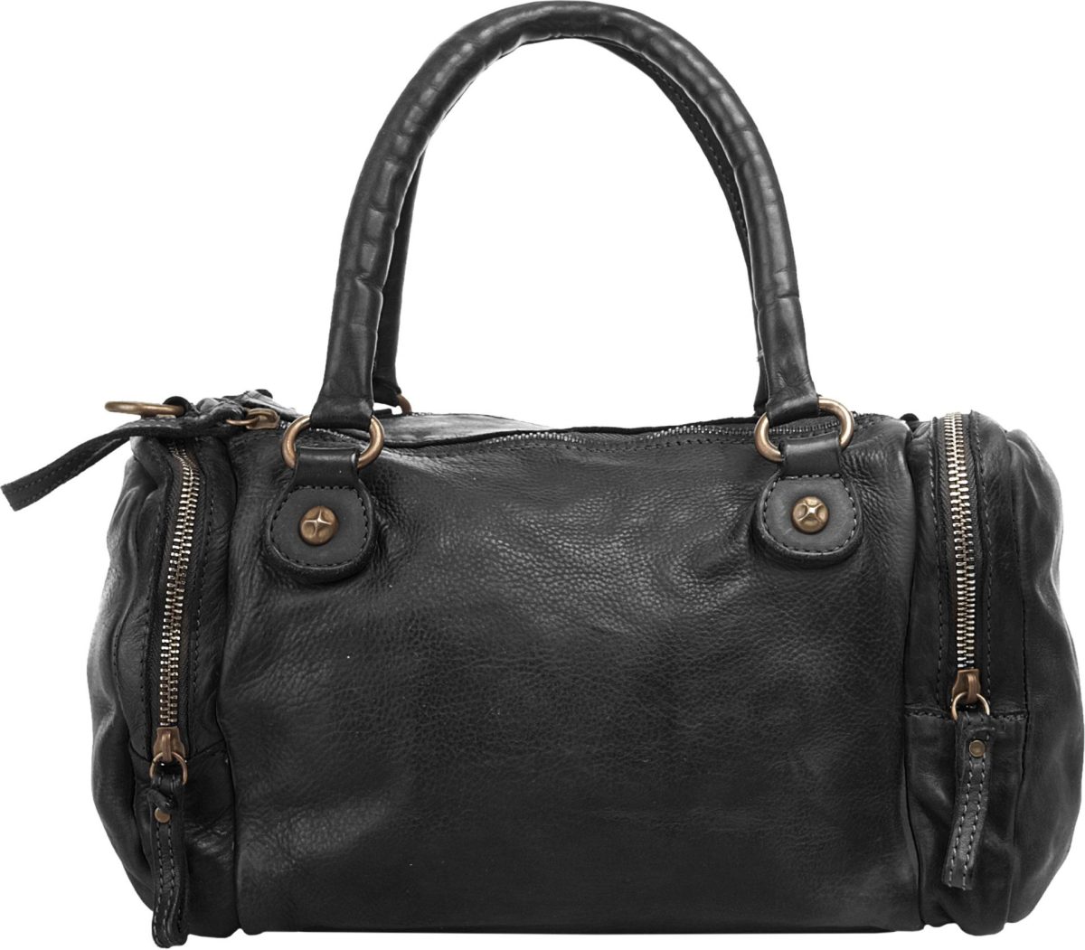 X-Zone Tas echt leer, made in italy (1-delig)
