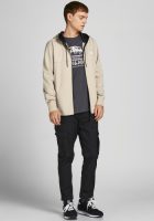 Jack & Jones CORE gemêleerd sweatvest JCOAIR oxford tan