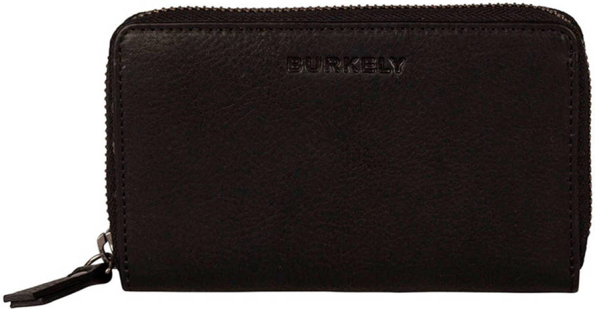 Burkely leren portemonnee Antique Avery zwart