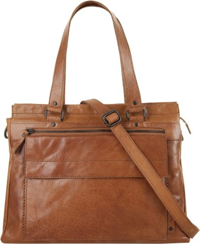 Spikes & Sparrow Shopper LAPTOP SHOULDERBAG echt leder (1-delig)