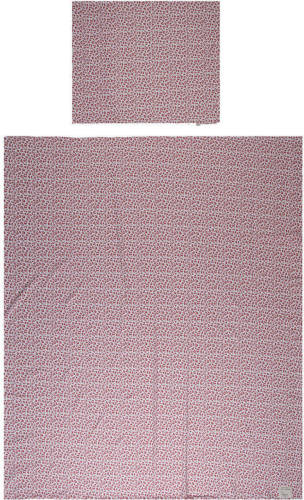 Little Indians Katoen (biologisch) dekbedovertrek 1-persoons dots 140x200 cm Rose