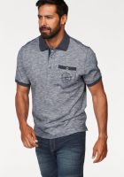 Man's World Poloshirt in gemêleerde look