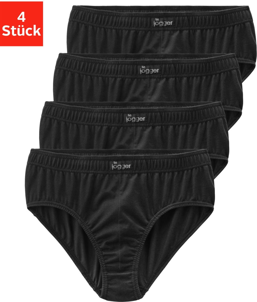 le jogger ® Slip in prettig zachte katoenkwaliteit (4 stuks)