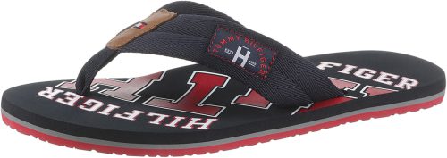 Tommy hilfiger Teenslippers ESSENTIAL TH BEACH SANDAL met logoprint