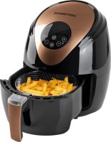 Gourmetmaxx Airfryer Digitaal 2,5 liter - zwart/koper Inhoud 2 kg
