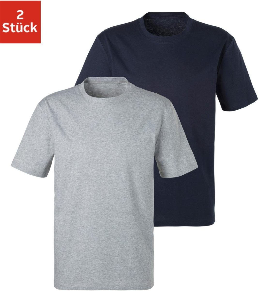 Bench. T-shirt Homewear Basic in uni (Set van 2)