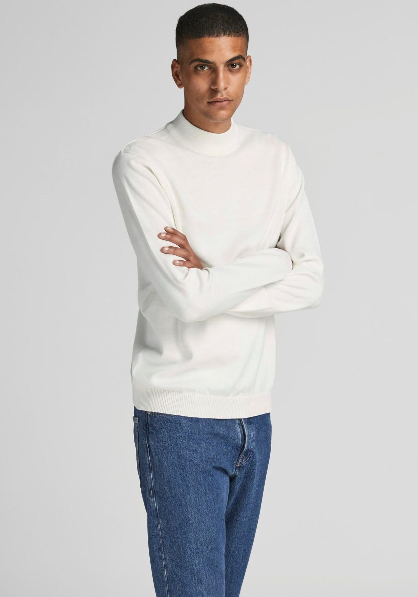 Jack & Jones Trui met ronde hals BASIC KNIT MOCK NECK