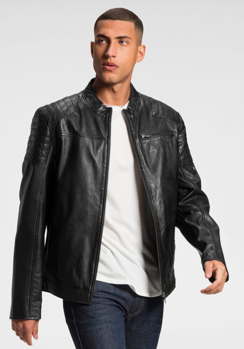 Bruno Banani Leren jack Rocha