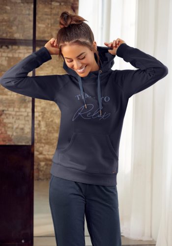 Lascana Hoodie met front-opschrift