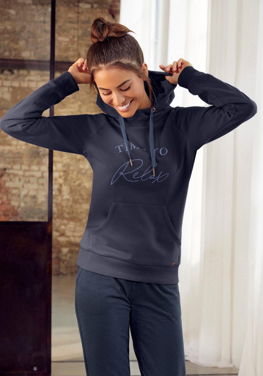 Lascana Hoodie met front-opschrift