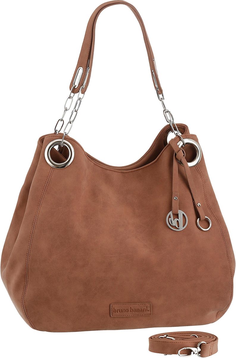 Bruno Banani Tas met sierhanger en zilverkleurige details