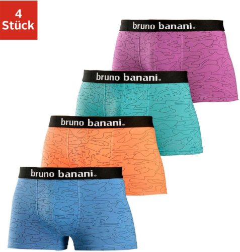 Bruno Banani Hipster uni of gedessineerd (set, 4 stuks)