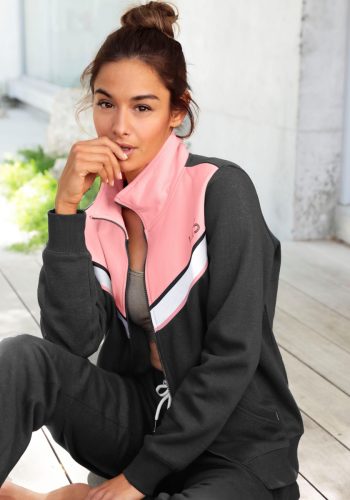 H.I.S Sweatvest met contraststrepen