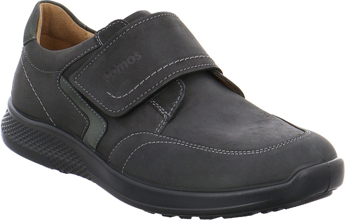Jomos Klittenbandschoenen Campus met siernaden